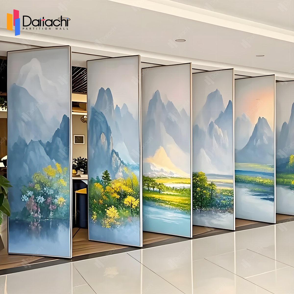 Spring Theme Movable Partition Walls for Hotel