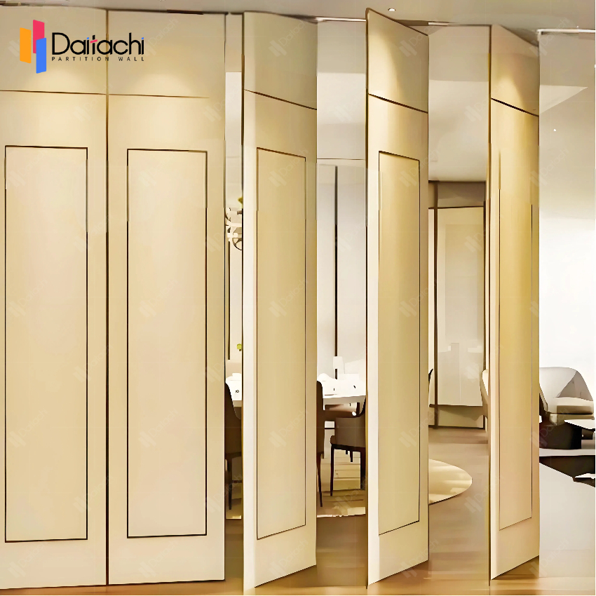 Simple striped yellow-brown wooden manual <a href=https://www.daitachipartitionwall.com/Movable-Partition-Wall.html target='_blank'>Movable Partition Wall</a>