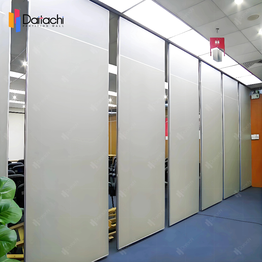 Simple white manual <a href=https://www.daitachipartitionwall.com/Movable-Partition-Wall.html target='_blank'>Movable Partition Wall</a>s in the office.