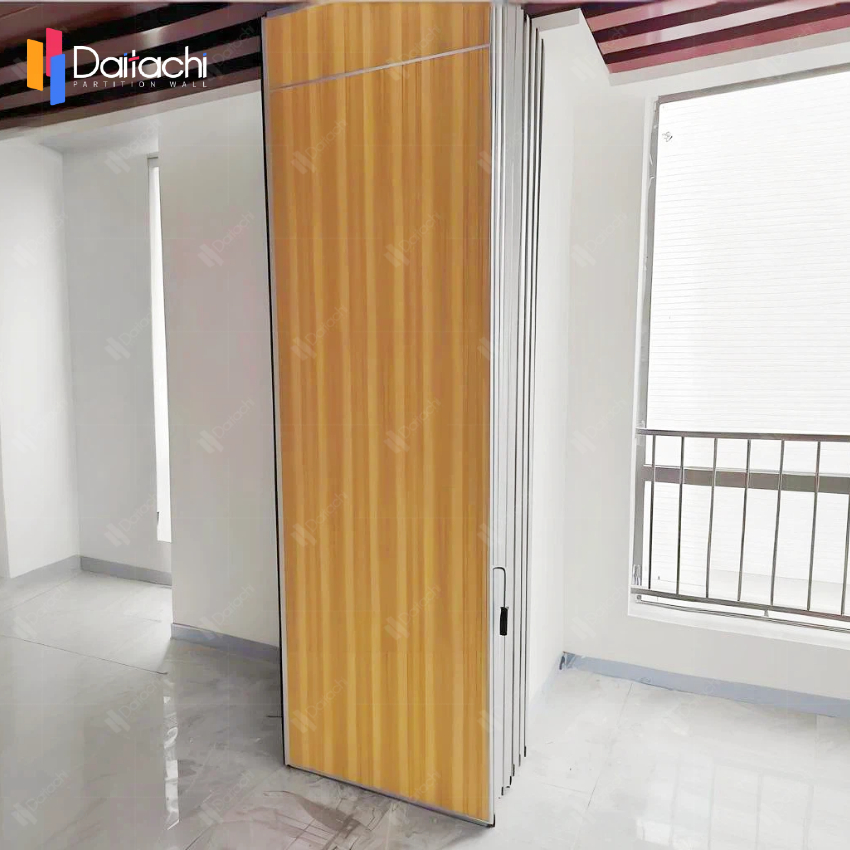 Wooden minimalist manual movable partition wall Wooden minimalist manual movable partition wall