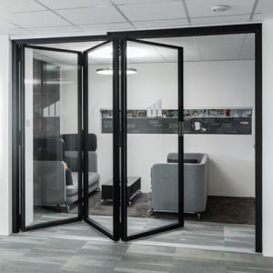 Electric Glass Folding Partition1