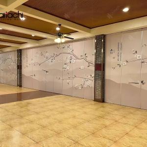 Custom Finish Movable Restaurant Partition Wall Room Dividers