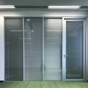 Glass Partitions With Integrated Blinds