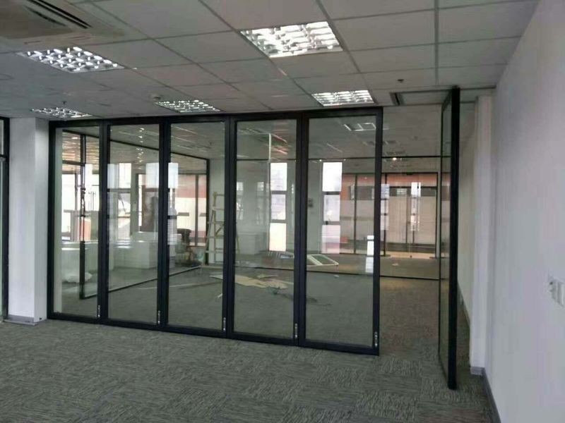 Glass Semi automatic operable partition wall