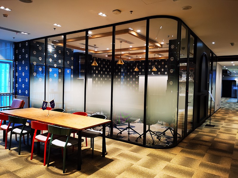 Office Single Glazed Glass Partition Wall